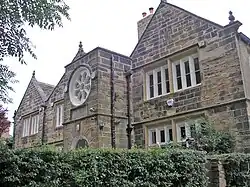 Lumb Hall, built for the Brookes family in 1640 and Grade I listed[8]