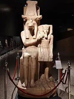 Amenhotep and Sobek, from Dahamsha, now in the Luxor Museum