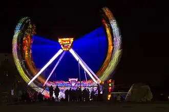 The Gros Caillou by night.