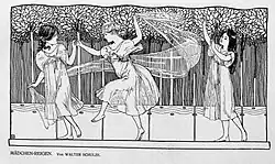 "Mädchen-Reigen", in Die Schönheit, 4(4), 1906