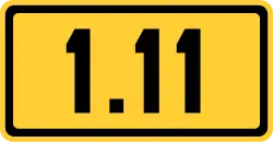 National Road (M)1.11 shield}}