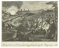Stroming and taking Bangalore, by the Marquis Cornwallis[5]