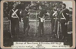 Sgt. Murray, VC and others from the 68th (Durham) Regiment of Foot, 1866