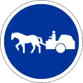 348 Animal-drawn vehicle track