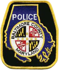 Patch of Baltimore County Police Department