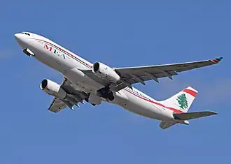 A Middle East Airlines Airbus A330-200.