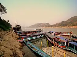 Boats on the Mekong