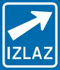 III-211 Exit sign board (expressways)
