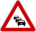Traffic queues likely