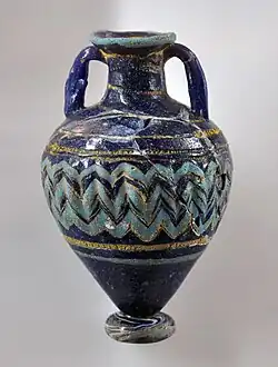 Glass vial, Egypt, c. 3rd–6th century AD