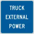 D9-16aP Truck external power (plaque)