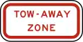 R7-201aP Tow away zone (plaque)