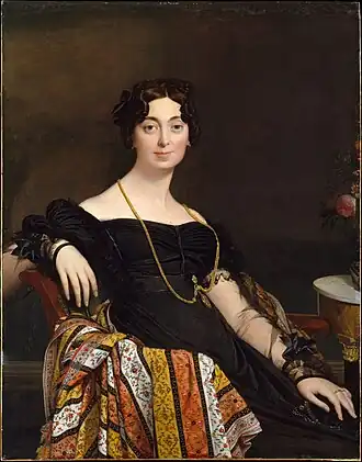 Portrait of Madame Jacques-Louis Leblanc by Jean-Auguste-Dominique Ingres