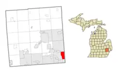 Location within Oakland County