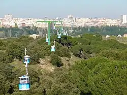 Teleférico de Madrid (operated by EMT Madrid since 2018)