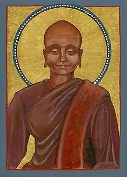 Portrait painting of Pajāpatī Gotamī