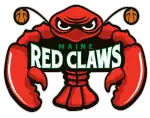 The Maine Red Claws logo, used from 2009 to 2021
