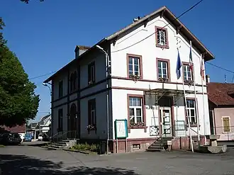 The town hall in Rosenau