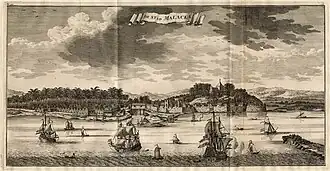 Dutch Malacca, ca. 1724–26