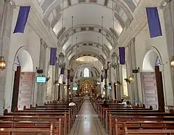 Church interior in 2024