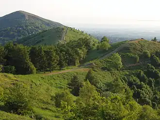 The Malvern Hills may have inspired Tolkien to create parts of the White Mountains.[32]