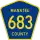 County Road 683 marker