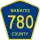 County Road 780 marker
