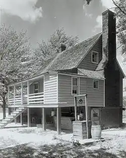 Mangohick Village house, Mangohick Village, by Frances Benjamin Johnston, 1935