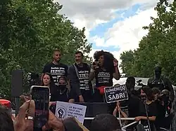 The Truth and Justice for Adama Committee demonstrating in Paris, 2020.