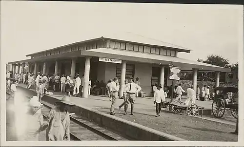 Manila Railroad's San Pablo station in 1923