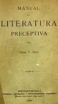 Manual de Literatura Preceptiva, 1900.