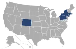 Location of teams in