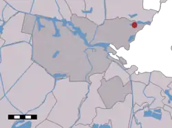 Holysloot in the municipality of Amsterdam.
