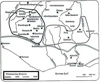 Samorian state at its peak