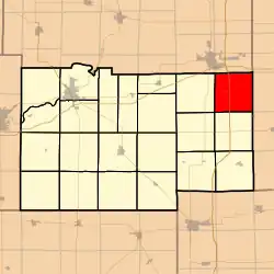 Location in Lee County