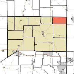Location of Bath Township in Franklin County