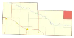 Location in Adams County