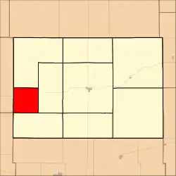 Location within Hodgeman County