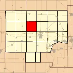 Location in Bureau County