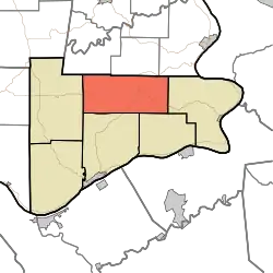 Location in Switzerland County