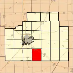 Location in McLean County