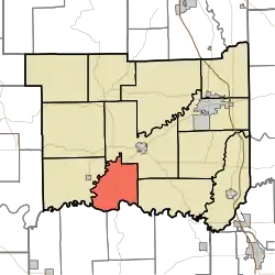 Location in Jackson County