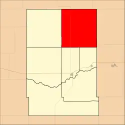 Location in Kearny County