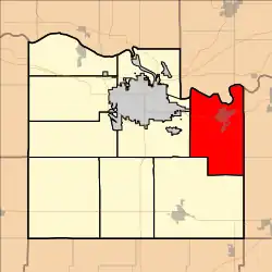 Location in Douglas County