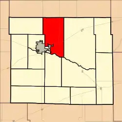 Location in Ford County