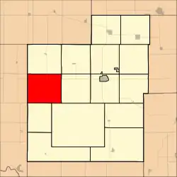 Location in Jackson County