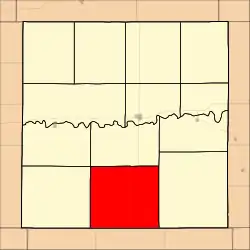 Location in Graham County