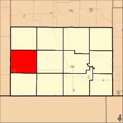 Location in Chautauqua County