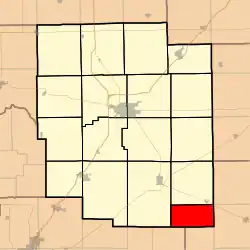 Location in Logan County