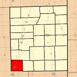 Location in Iroquois County